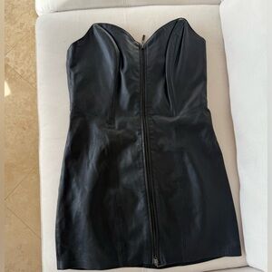 - Guess by Marciano Vintage Black Leather Dress